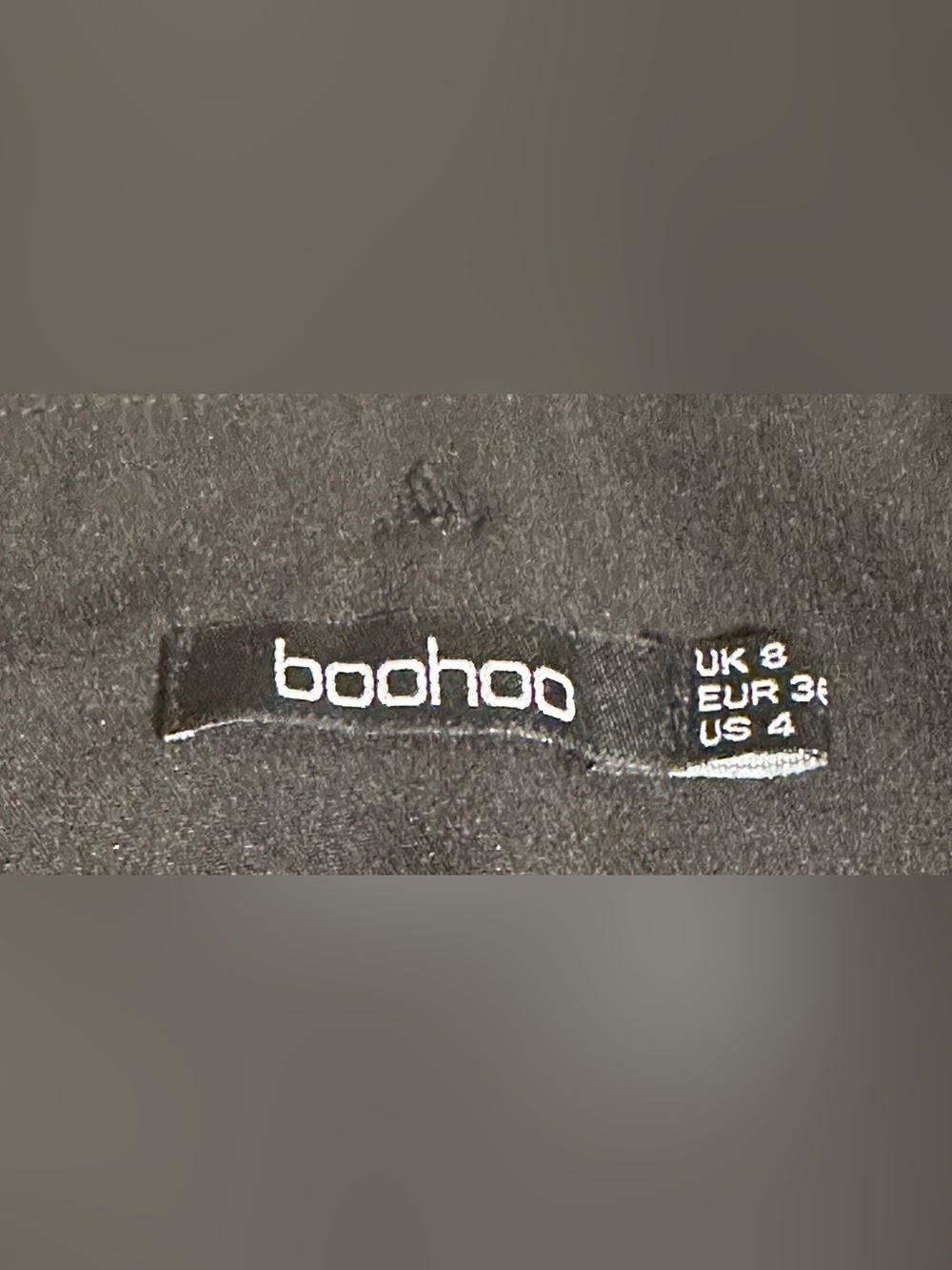 Boohoo Wide Leg Crop High Rise Black Pleated Pants with Belt Women’s 4 - Picture 4 of 5